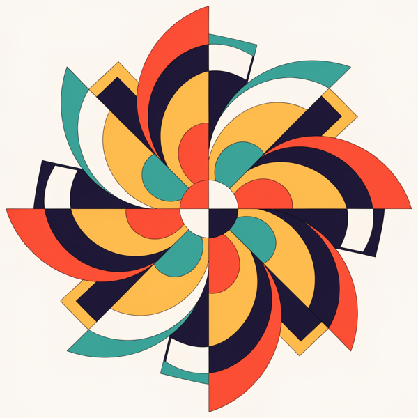 Pinwheel, piece 13 of 15