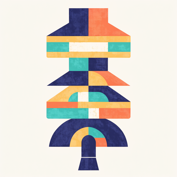 Tower of Trapezoids, piece 03 of 15
